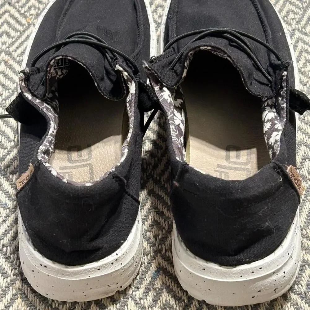 Hey-dude Women's Black Trainers